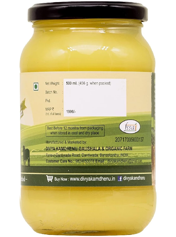 DIVYA KAMDHENU A2 Pure Ghee, 500 ml-2.webp